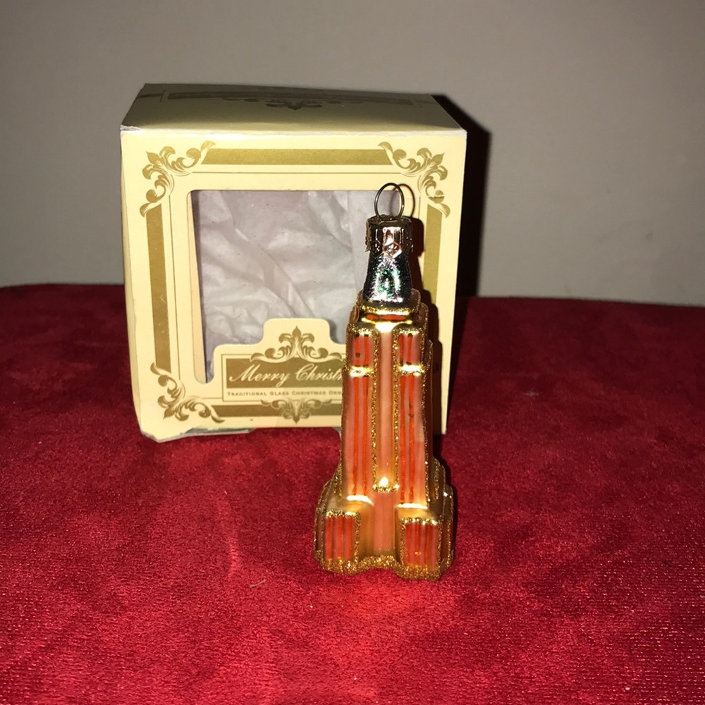 Poland Mini Empire State Building Ornament!